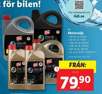 Lidl W5 Motorolja erbjuda