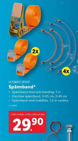 Lidl ULTIMATE SPEED Spännband* erbjuda