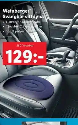 Weinberger Svängbar sittdyna