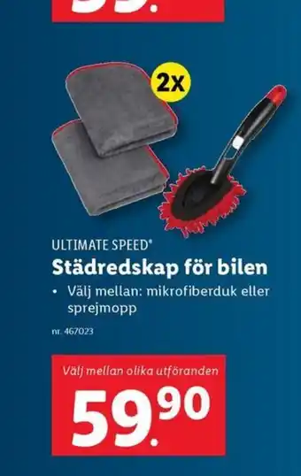 Lidl ULTIMATE SPEED* Städredskap för bilen erbjuda