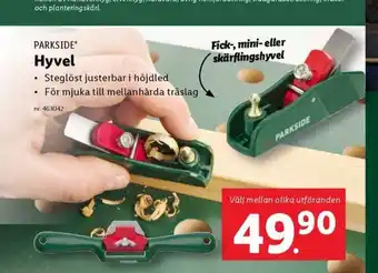 Lidl PARKSIDE Hyvel erbjuda