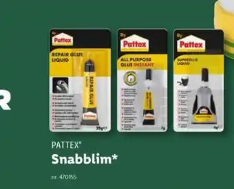 Lidl PATTEX® Snabblim⭑ erbjuda