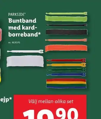 Lidl PARKSIDE Buntband med kard- borreband⭑* erbjuda