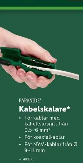 Lidl PARKSIDE Kabelskalare* erbjuda