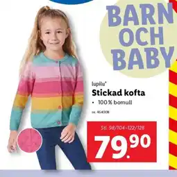 Lidl lupilu Stickad kofta erbjuda