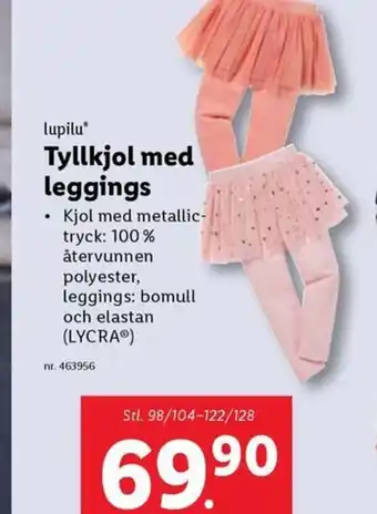 Lidl lupilu Tyllkjol med leggings erbjuda