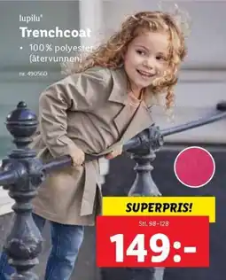 Lidl lupilu Trenchcoat erbjuda