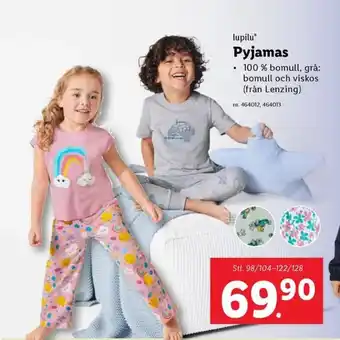 Lidl lupilu Pyjamas erbjuda