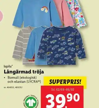 Lidl lupilu Långärmad tröja erbjuda