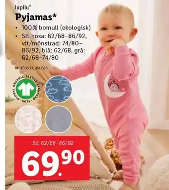 Lidl lupilu Pyjamas* erbjuda