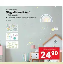 Lidl LIVARNO home Väggklistermärken* erbjuda