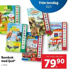 Lidl Barnbok med ljud* erbjuda