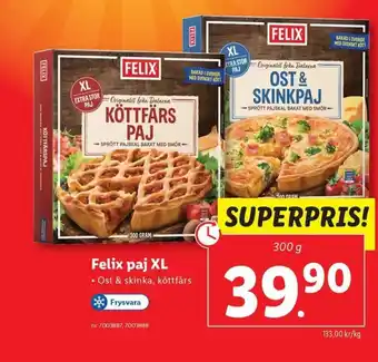 Lidl Felix paj XL erbjuda