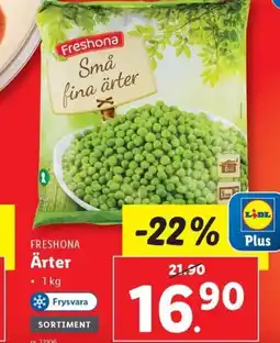 Lidl FRESHONA Ärter erbjuda