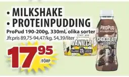 Matvärlden Tensta MILKSHAKE PROTEINPUDDING erbjuda