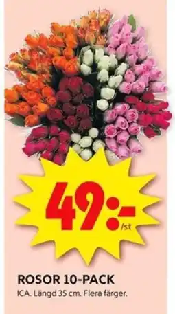 ICA Kvantum Rosor erbjuda