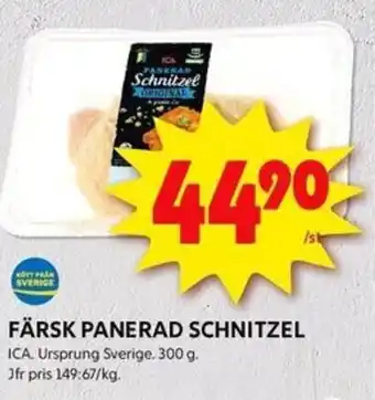 ICA Kvantum ICA Färsk panerad schnitzel erbjuda