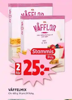 ICA Kvantum ICA Våffelmix erbjuda