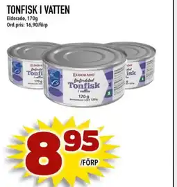 Din Mat ELDORADO Tonfisk i vatten erbjuda