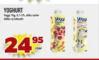 Din Mat YOGGI Yoghurt erbjuda