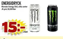 Din Mat MONSTER Energidryck erbjuda