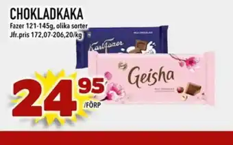 Din Mat FAZER Chokladkaka erbjuda