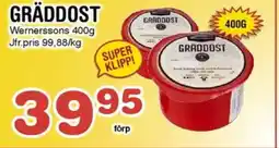 Nya Pulsen Wernerssons Gräddost erbjuda