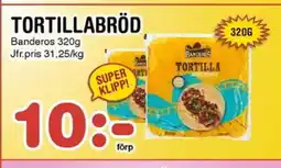 Nya Pulsen BANDEROS Tortillabröd erbjuda