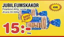 Nya Pulsen Polarbröd Jubileumskakor erbjuda
