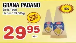 Nya Pulsen DELIA Grana padano erbjuda