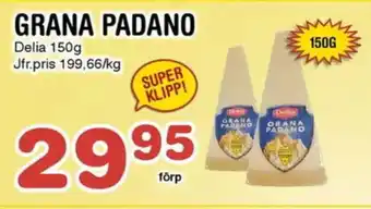 Nya Pulsen DELIA Grana padano erbjuda