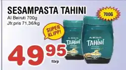 Nya Pulsen AL BEIRUTI Sesampasta tahini erbjuda