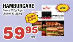 Nya Pulsen SARAY Hamburgare erbjuda