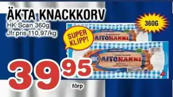 Nya Pulsen HK SCAN Äkta knackkorv erbjuda