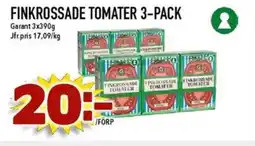 Nya Pulsen GARANT Finkrossade tomater 3-pack erbjuda