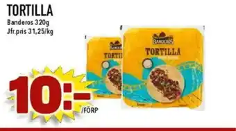 Nya Pulsen BANDEROS Tortilla erbjuda