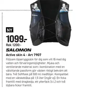 Engelsons SALOMON Active skin 4 - Art 7907 erbjuda