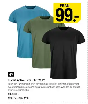 Engelsons T-shirt Active Herr - Art 7119 erbjuda