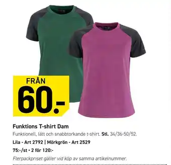 Engelsons Funktions T-shirt Dam erbjuda