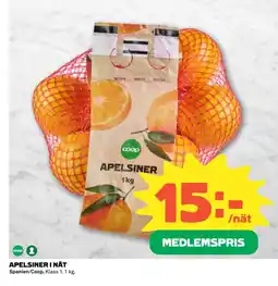 Coop Apelsiner i nät erbjuda