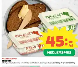 Coop ARLA Bregott erbjuda