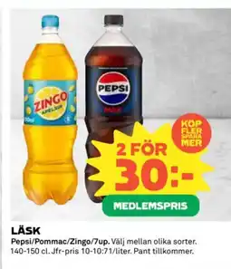 Coop Läsk erbjuda