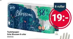 Office Depot Toalettpapper Grite Blossom 8 rullar erbjuda