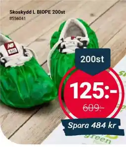 Office Depot Skoskydd L BIOPE 200st erbjuda