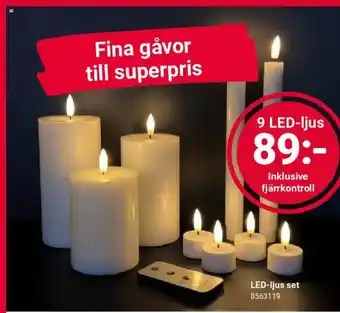 Office Depot LED-ljus set 8563119 erbjuda