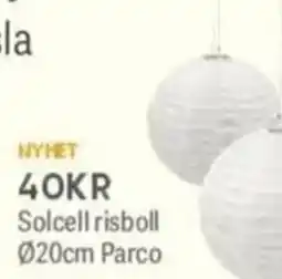 DollarStore Solcell risboll erbjuda