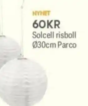 DollarStore Solcell risboll erbjuda