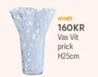 DollarStore Vas Vit prick erbjuda