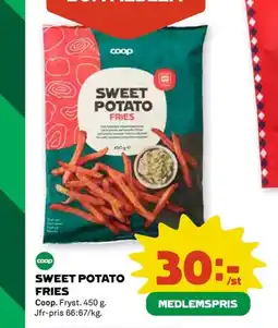 Coop SWEET POTATO FRIES erbjuda