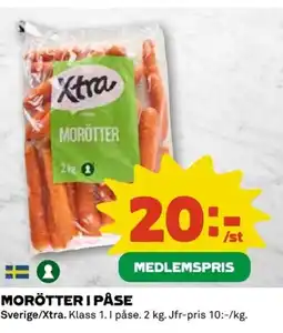 Coop MORÖTTER I PÅSE erbjuda